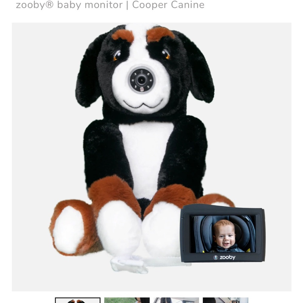 Cooper Canine Dog Baby Monitor - Black, White, and Brown
